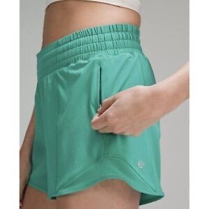 lululemon hotty hot 4” kelly green